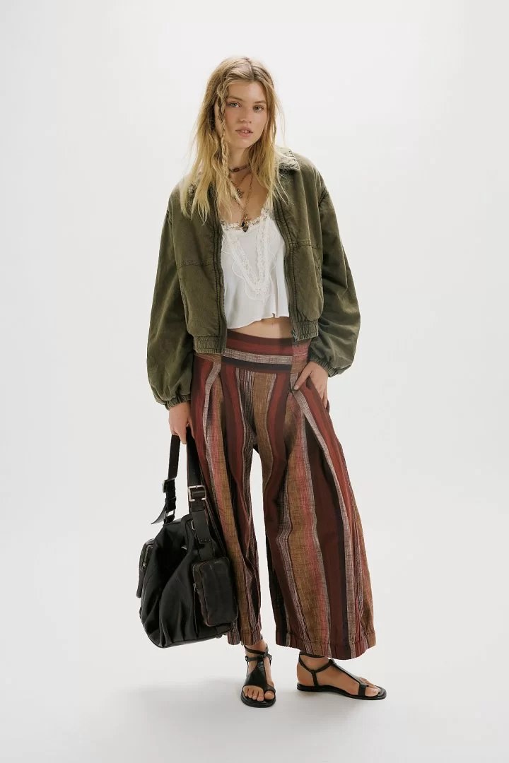 FREE PEOPLE Birdie Washed Jacket-Olive Green - Image 4