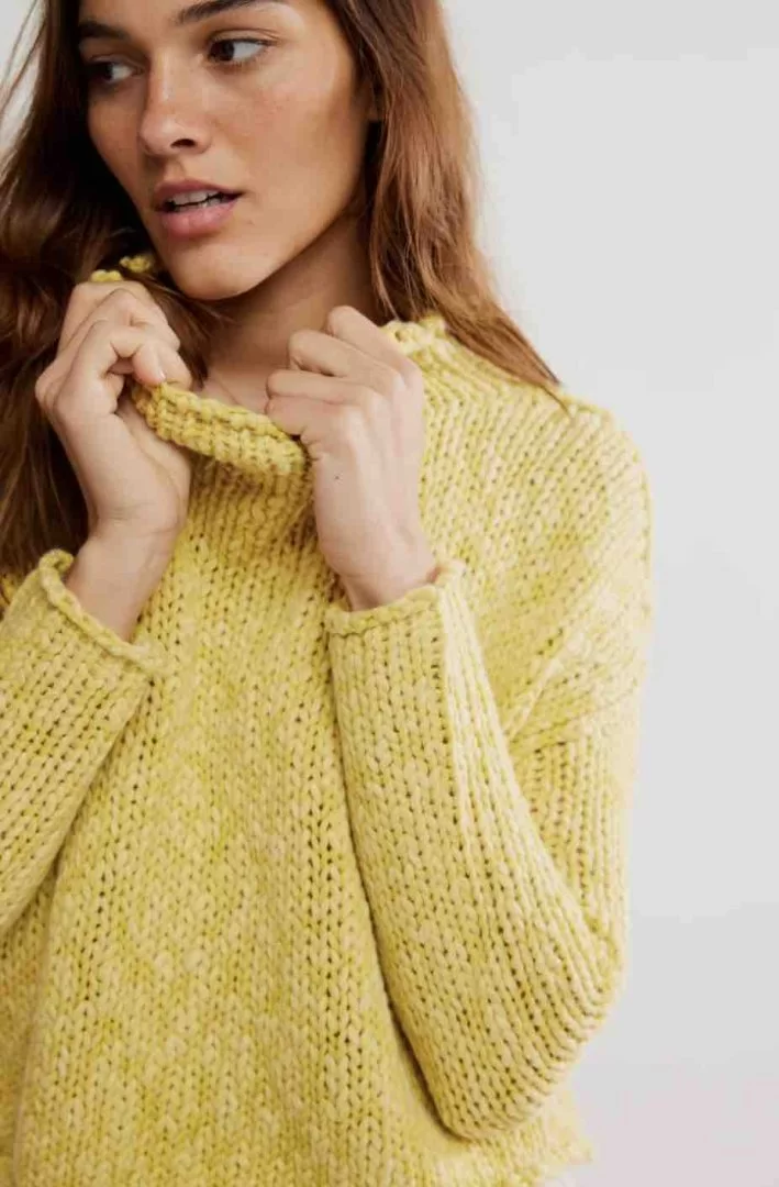 FREE PEOPLE Opal Sweater - Mango Mint - Image 3