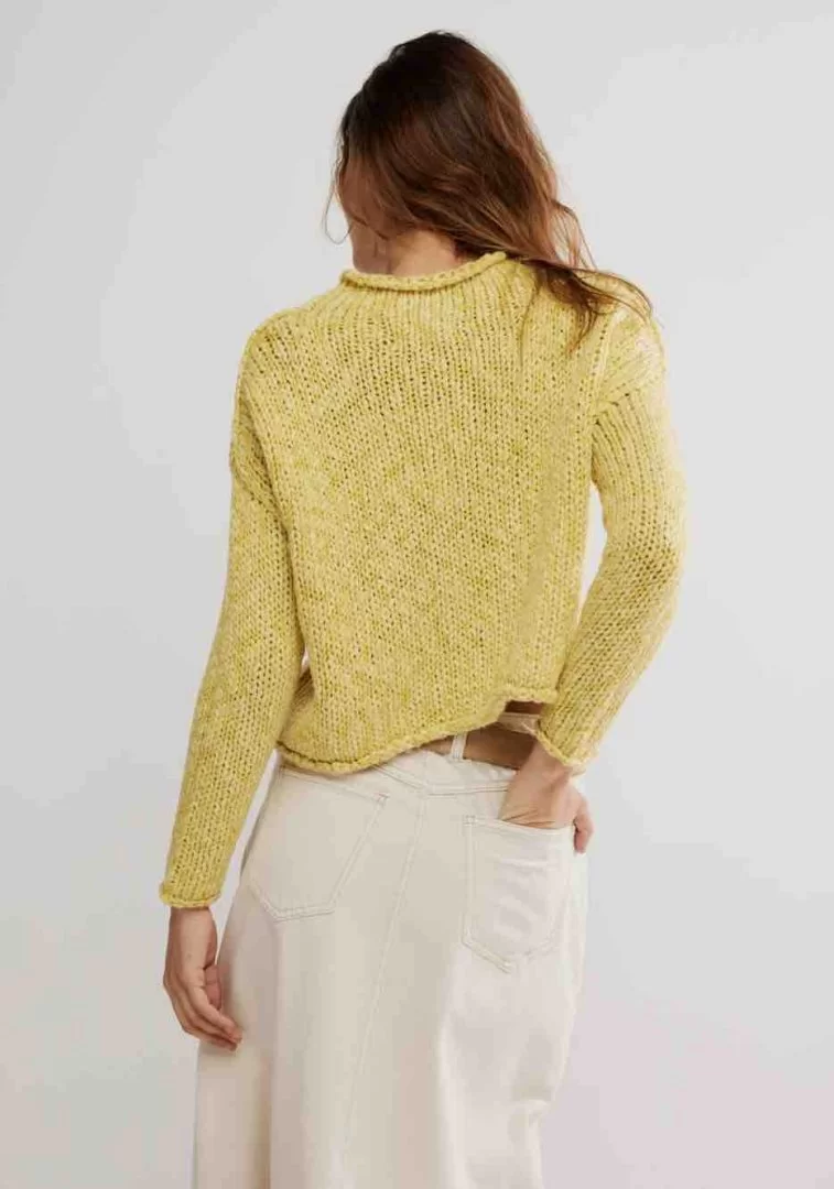 FREE PEOPLE Opal Sweater - Mango Mint - Image 4