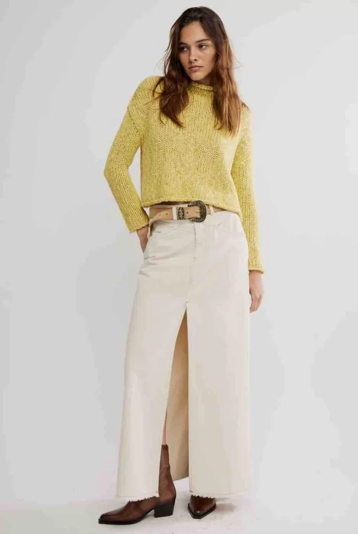 FREE PEOPLE Opal Sweater - Mango Mint - Image 2