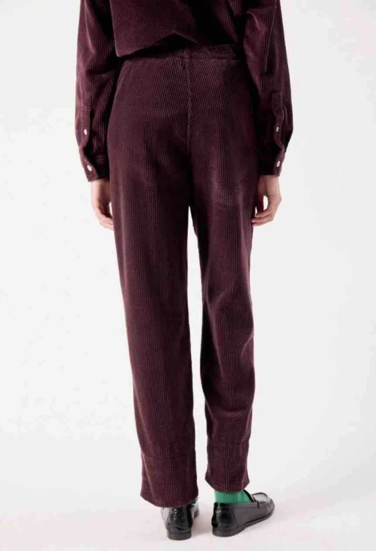 AMERICAN VINTAGE Padow Cord Trousers-Vintage Auburn - Image 2
