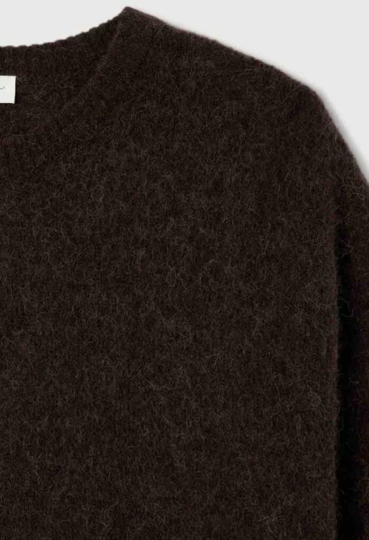 AMERICAN VINTAGE Vitow Knit-Coffee Melange - Image 8